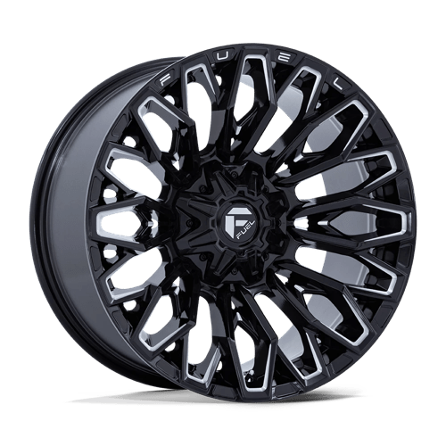 Fuel 1PC | FC865 STRIKE | 22.0x10.00 | 5X127/5X135 | -18 | GLOSS BLACK MILLED