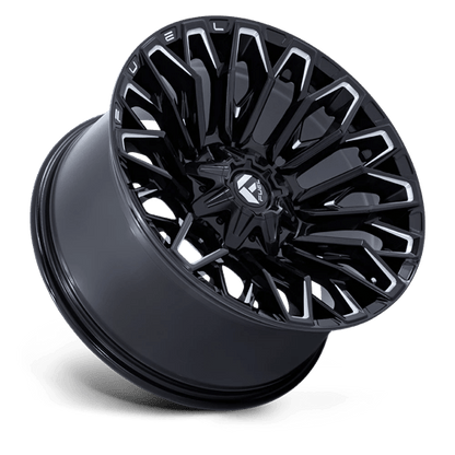 Fuel 1PC | FC865 STRIKE | 22.0x10.00 | 5X114.3/5X127 | -18 | GLOSS BLACK MILLED