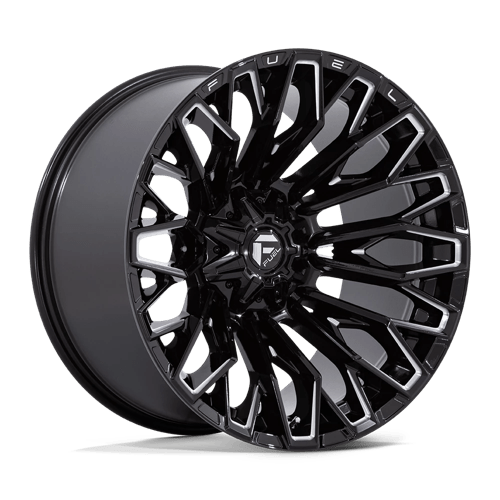 Fuel 1PC | FC865 STRIKE | 22.0x12.00 | 5X114.3/5X127 | -44 | GLOSS BLACK MILLED