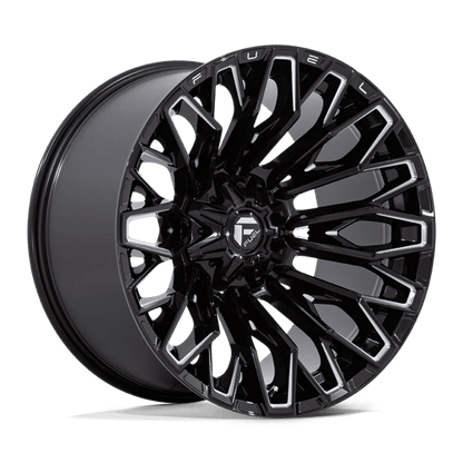 Fuel 1PC | FC865 STRIKE | 22.0x12.00 | 5X127/5X139.7 | -44 | GLOSS BLACK MILLED