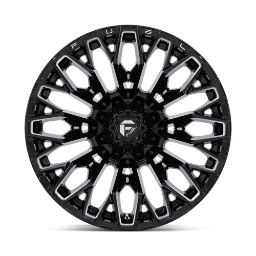 Fuel 1PC | FC865 STRIKE | 22.0x12.00 | 5X114.3/5X127 | -44 | GLOSS BLACK MILLED
