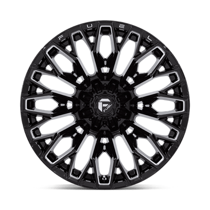 Fuel 1PC | FC865 STRIKE | 22.0x12.00 | 6X135/6X139.7 | -44 | GLOSS BLACK MILLED