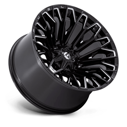 Fuel 1PC | FC865 STRIKE | 22.0x12.00 | 8X170 | -44 | GLOSS BLACK MILLED
