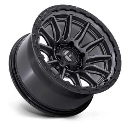 Fuel 1PC | FC866 PISTON | 22.0x9.50 | 5X127 | 20 | MATTE GUNMETAL GLOSS BLACK LIP