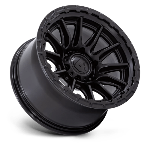 Fuel 1PC | FC866 PISTON | 17.0x9.00 | 6X139.7 | -12 | BLACKOUT W/ GLOSS BLACK LIP