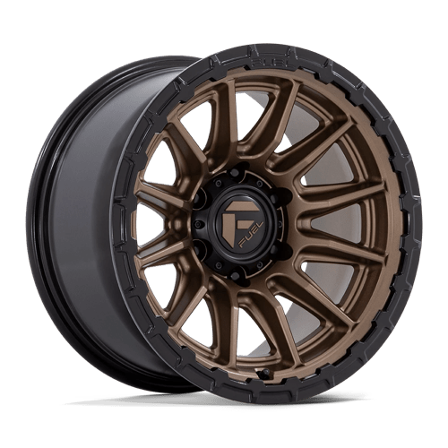 Fuel 1PC | FC866 PISTON | 20.0x10.00 | 6X135 | -18 | MATTE BRONZE W/ GLOSS BLACK LI