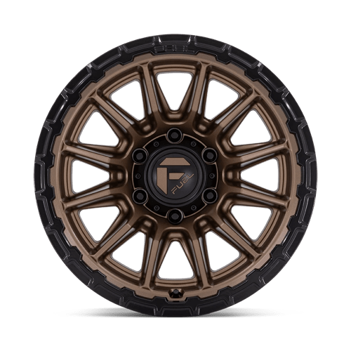 Fuel 1PC | FC866 PISTON | 17.0x9.00 | 6X135 | 1 | MATTE BRONZE W/ GLOSS BLACK LI