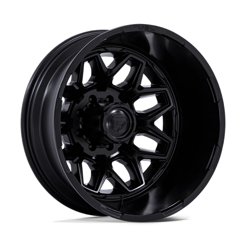Fuel 1PC | D871 FLUX DUALLY | 20.0x8.25 | 8X165.1 | -240 | BLACKOUT