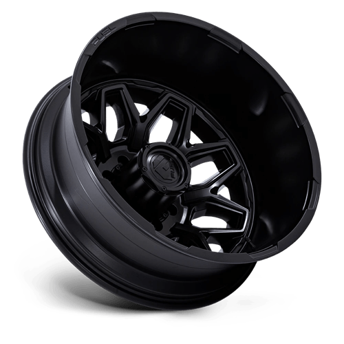 Fuel 1PC | D871 FLUX DUALLY | 22.0x8.25 | 8X165.1 | -201 | BLACKOUT