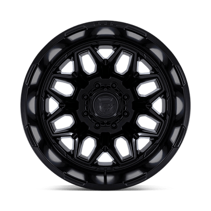 Fuel 1PC | D871 FLUX DUALLY | 22.0x8.25 | 8X210 | -227 | BLACKOUT