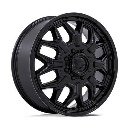 Fuel 1PC | D871 FLUX DUALLY | 22.0x8.25 | 8X165.1 | 104 | BLACKOUT