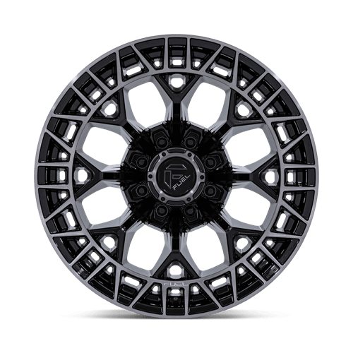 Fuel 1PC | FC873 CHARGER | 22.0x12.00 | 8X170 | -44 | GLOSS BLACK BRUSHED DARK TINT
