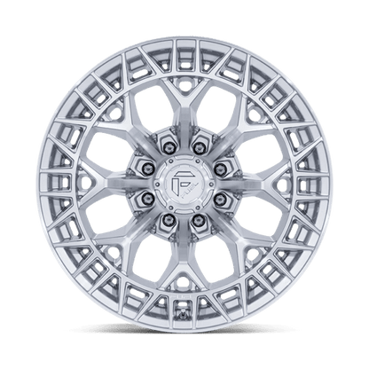 Fuel 1PC | FC873 CHARGER | 20.0x10.00 | 8X165.1 | -18 | GLOSS SILVER W/ MACHINED FACE