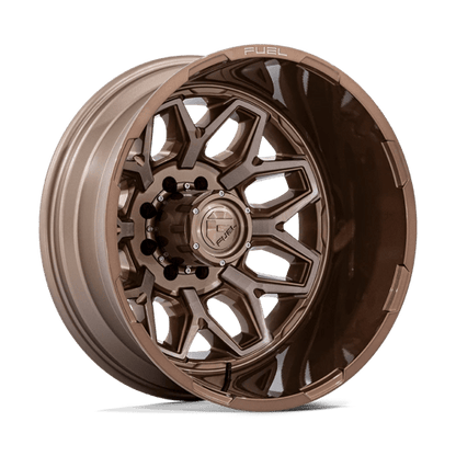 Fuel 1PC | D876 FLUX DUALLY | 20.0x8.25 | 8X165.1 | -240 | PLATINUM BRONZE