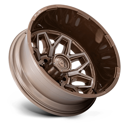 Fuel 1PC | D876 FLUX DUALLY | 20.0x8.25 | 8X165.1 | -240 | PLATINUM BRONZE