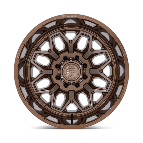 Fuel 1PC | D876 FLUX DUALLY | 20.0x8.25 | 8X165.1 | -240 | PLATINUM BRONZE
