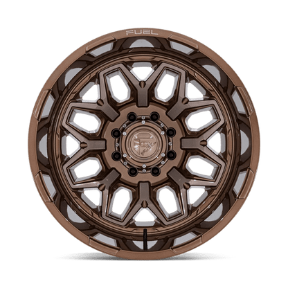 Fuel 1PC | D876 FLUX DUALLY | 20.0x8.25 | 8X165.1 | -240 | PLATINUM BRONZE