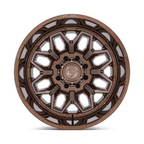 Fuel 1PC | D876 FLUX DUALLY | 20.0x8.25 | 8X210 | -246 | PLATINUM BRONZE