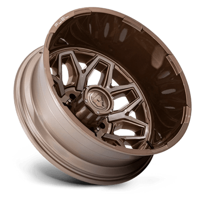 Fuel 1PC | D876 FLUX DUALLY | 20.0x8.25 | 8X165.1 | -265 | PLATINUM BRONZE