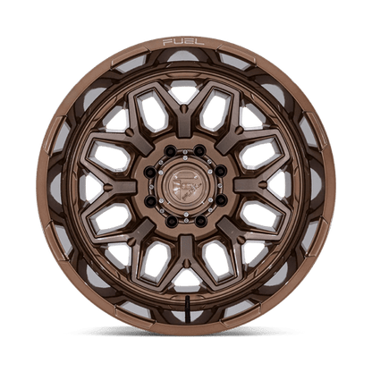 Fuel 1PC | D876 FLUX DUALLY | 20.0x8.25 | 8X165.1 | -265 | PLATINUM BRONZE