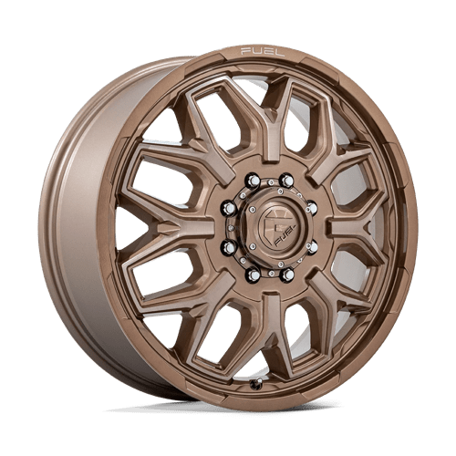 Fuel 1PC | D876 FLUX DUALLY | 22.0x8.25 | 8X165.1 | 104 | PLATINUM BRONZE