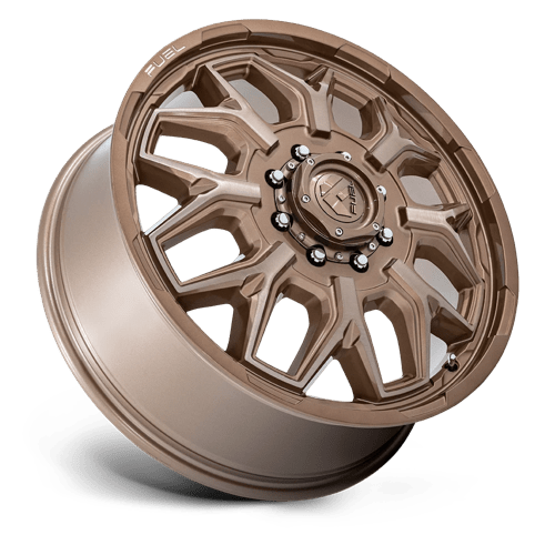 Fuel 1PC | D876 FLUX DUALLY | 22.0x8.25 | 8X165.1 | 104 | PLATINUM BRONZE
