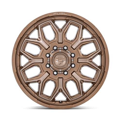 Fuel 1PC | D876 FLUX DUALLY | 22.0x8.25 | 8X165.1 | 104 | PLATINUM BRONZE