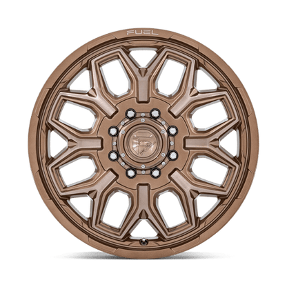 Fuel 1PC | D876 FLUX DUALLY | 22.0x8.25 | 8X165.1 | 104 | PLATINUM BRONZE