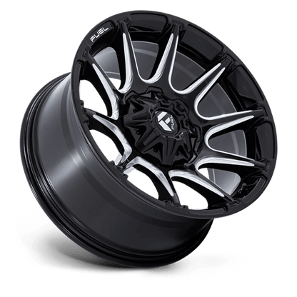Fuel 1PC | FC880 SUPER C | 22.0x10.00 | 5X127/5X139.7 | -18 | GLOSS BLACK MILLED