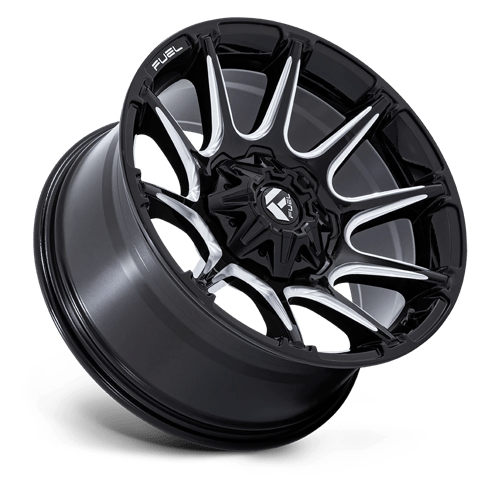 Fuel 1PC | FC880 SUPER C | 22.0x10.00 | 8X165.1 | -18 | GLOSS BLACK MILLED