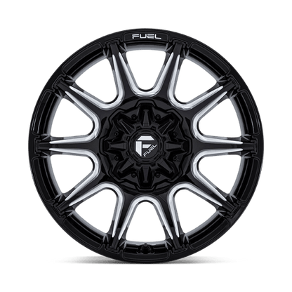 Fuel 1PC | FC880 SUPER C | 22.0x10.00 | 8X165.1 | -18 | GLOSS BLACK MILLED