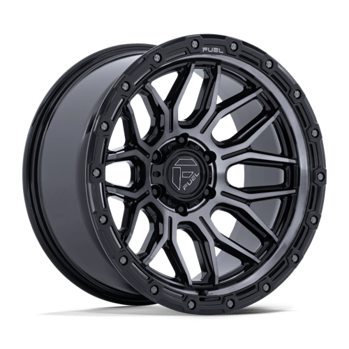 Fuel 1PC | FC881 SURGE | 20.0x9.00 | 8X165.1 | 20 | GLOSS BLACK MACHINED W/ GTCC