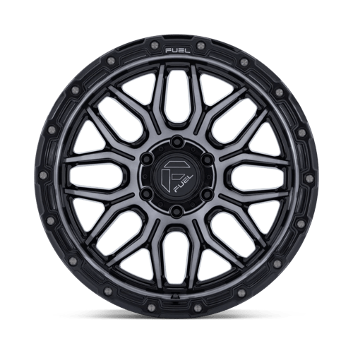 Fuel 1PC | FC881 SURGE | 20.0x10.00 | 8X180 | -18 | GLOSS BLACK MACHINED W/ GTCC