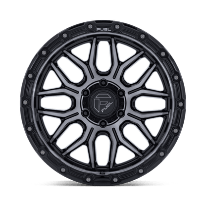 Fuel 1PC | FC881 SURGE | 20.0x10.00 | 8X180 | -18 | GLOSS BLACK MACHINED W/ GTCC