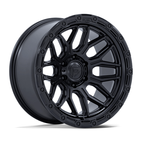 Fuel 1PC | FC881 SURGE | 17.0x9.00 | 5X127 | -12 | MATTE BLACK W/ GLOSS BLACK LIP