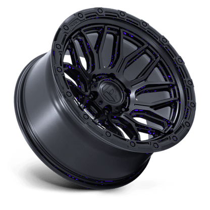 Fuel 1PC | FC881 SURGE | 20.0x9.00 | 8X180 | 20 | MATTE BLACK W/ GLOSS BLACK LIP