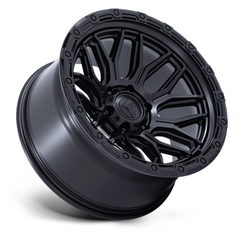 Fuel 1PC | FC881 SURGE | 20.0x10.00 | 6X139.7 | -18 | MATTE BLACK W/ GLOSS BLACK LIP