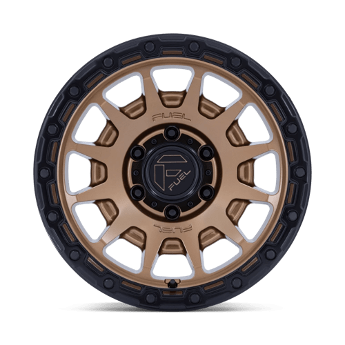 Fuel 1PC | FC884 FORTRESS | 18.0x9.00 | 6X139.7 | 1 | MATTE BRONZE W GLOSS BLACK LIP