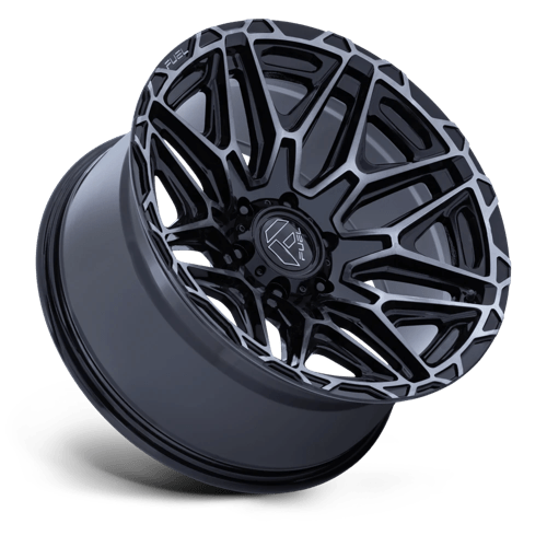 Fuel 1PC | FC885 INJECTOR | 20.0x10.00 | 6X135 | -18 | GLOSS BLACK MACHINED-FC W/ DDT