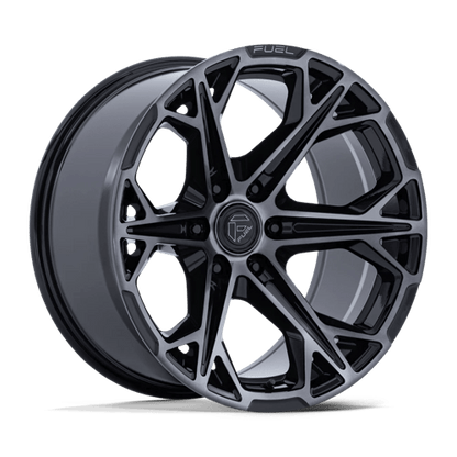 Fuel 1PC | FC886 HAMMERHEAD | 20.0x10.00 | 6X139.7 | -18 | GLOSS BLACK DARK TINTED CLEAR