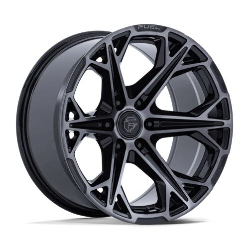 Fuel 1PC | FC886 HAMMERHEAD | 20.0x10.00 | 6X135 | -18 | GLOSS BLACK DARK TINTED CLEAR