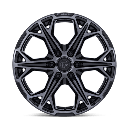 Fuel 1PC | FC886 HAMMERHEAD | 20.0x9.00 | 6X139.7 | 1 | GLOSS BLACK DARK TINTED CLEAR