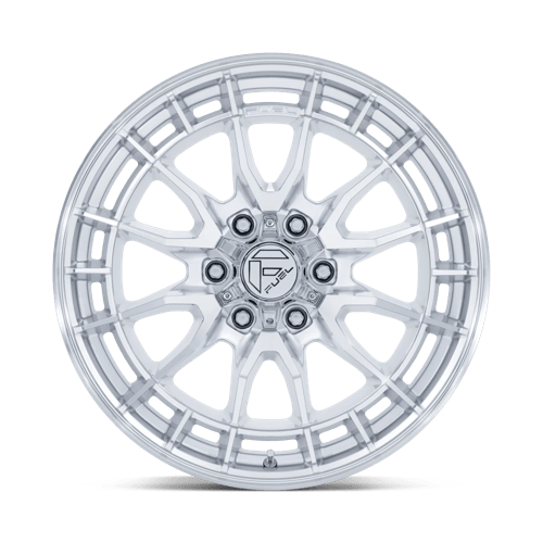 Fuel 1PC | FC888 REVOLT | 17.0x9.00 | 6X135 | -12 | HYPER SILVER W/ MACHINED FACE