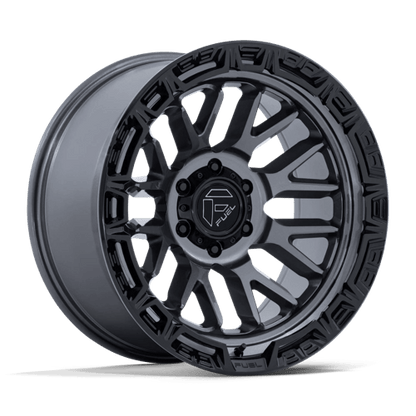 Fuel 1PC | FC890 RAIL | 17.0x9.00 | 6X139.7 | 1 | GLOSS GUNMETAL W/ G-BLK LIP