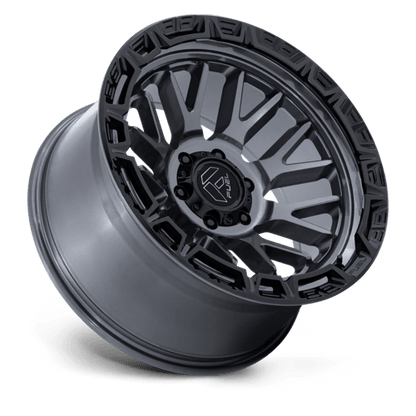 Fuel 1PC | FC890 RAIL | 20.0x10.00 | 5X127 | -18 | GLOSS GUNMETAL W/ G-BLK LIP