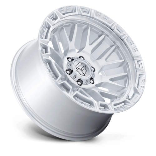 Fuel 1PC | FC890 RAIL | 17.0x9.00 | 6X135 | 1 | GLOSS SILVER W/ MACHINED FACE