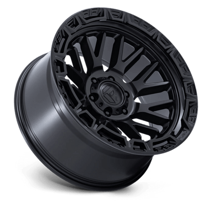 Fuel 1PC | FC890 RAIL | 17.0x9.00 | 6X139.7 | 1 | MATTE BLACK W/ GLOSS BLACK LIP