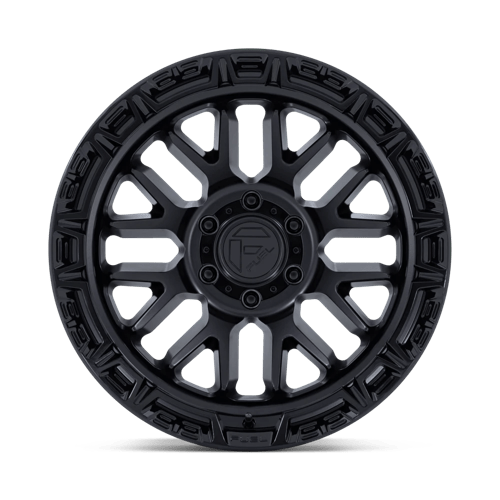 Fuel 1PC | FC890 RAIL | 17.0x9.00 | 6X139.7 | 1 | MATTE BLACK W/ GLOSS BLACK LIP