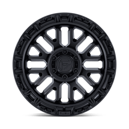 Fuel 1PC | FC890 RAIL | 17.0x9.00 | 6X139.7 | 1 | MATTE BLACK W/ GLOSS BLACK LIP
