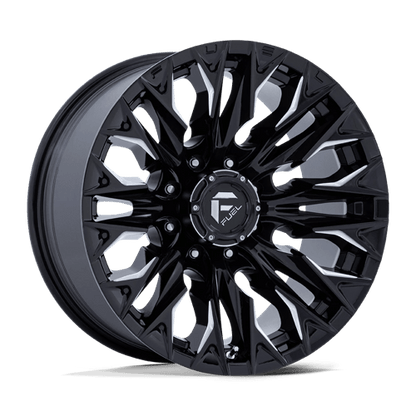 Fuel 1PC | D803 FLAME | 20.0x9.00 | 8X180 | 1 | GLOSS BLACK MILLED